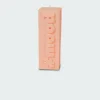 #MOOD SLOGAN BLOCK PILLAR CANDLE - Bougie | Orange