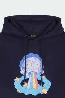 MORTY - Hoodie - Tealer x Rick & Morty | Bleu
