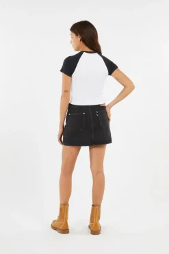 MOTO ICON SKIRT - Jupe | Noir