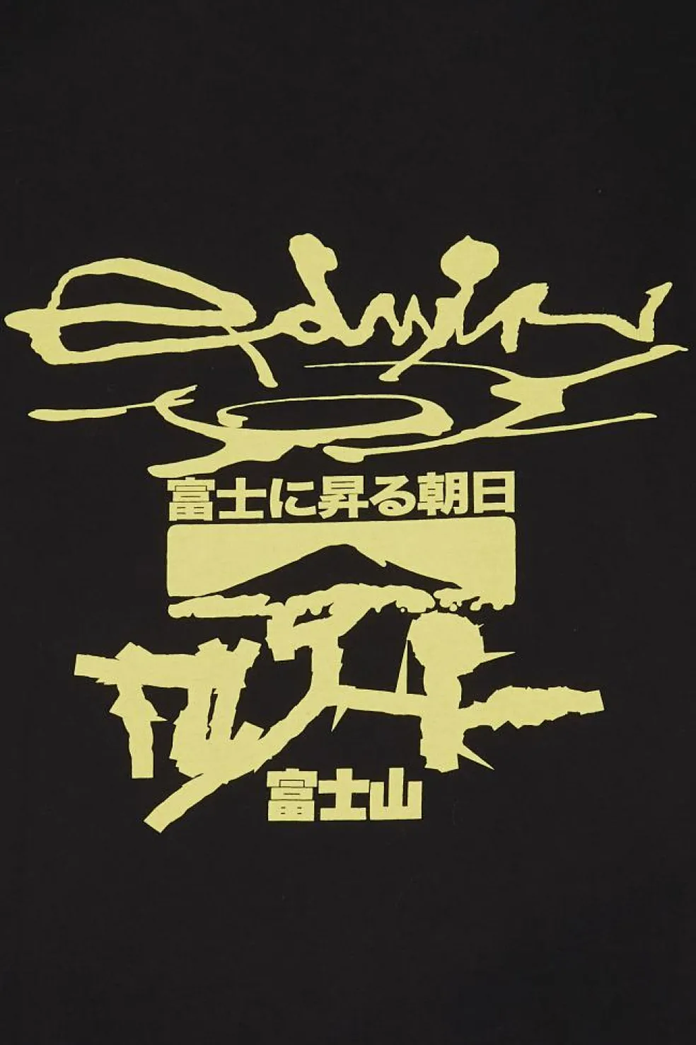 Mount Fuji Dusk - T-shirt | Noir