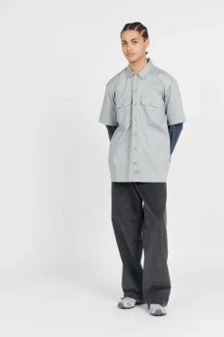 M's Micro D Crewneck - Sweatshirt | Bleu