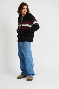 MYERS ZIP UP - Cardigan | Noir