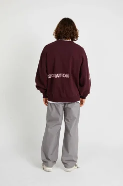 NAME CREW - Sweatshirt | Rouge