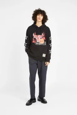 NBA OVERSIZED BULLS - Hoodie | Noir