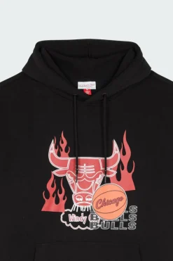 NBA OVERSIZED BULLS - Hoodie | Noir