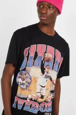 NBA PLAYER PHOTO TEE 76ERS - T-shirt | Noir