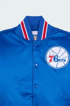 NBA PRIMETIME VINTAGE LOGO 76ERS - Bomber | Bleu
