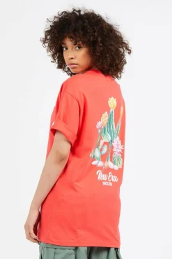 NE CACTUS GRAPHI - T-shirt | Rouge
