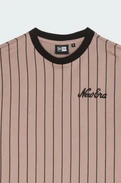 NE PINSTRIPE OS - T-shirt | Beige