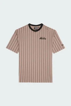 NE PINSTRIPE OS - T-shirt | Beige