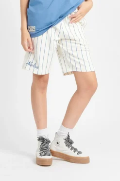 NE PINSTRIPE SHOR - Short | Beige