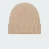 NE WOOL CUFF KNI - Bonnet | Beige