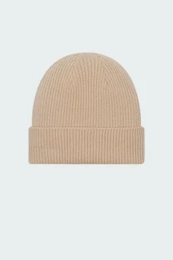 NE WOOL CUFF KNI - Bonnet | Beige