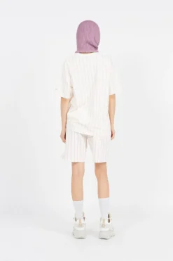 NEW ERA PINSTRIP - Short | Blanc