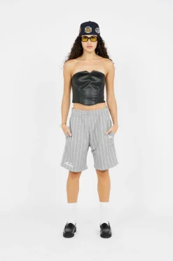 NEW ERA PINSTRIPE - Short | Gris