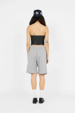 NEW ERA PINSTRIPE - Short | Gris