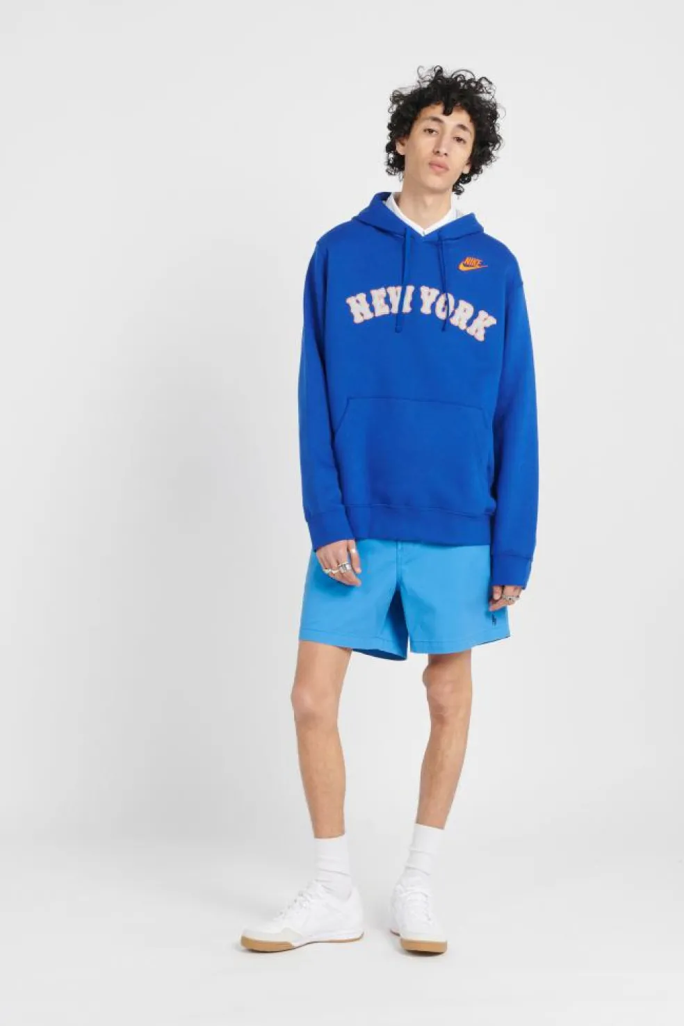 NIKE CLUB FLEECE NEW YORK METS - Hoodie | Bleu