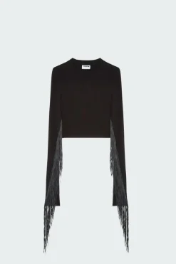 NMDALLAS FRINGE CROP - Top | Noir