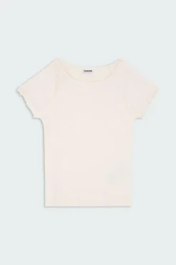 NMJUDY S/S RAGLAN TOP JRS FWD - Top | Beige