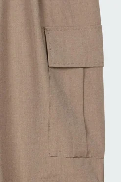 NMMADELINE RICA LW CARGO PANTS - Pantalon | Beige
