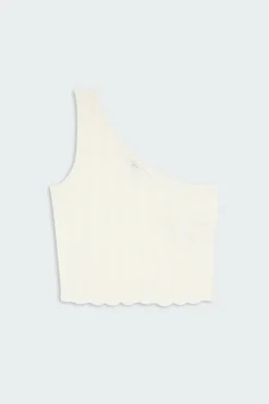 NMSADIE S/L ONE SHOULDER CROP KNIT TOP - Top sans manches | Multicolore