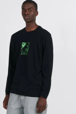 Nocturnal Wandering TS LS - T-shirt manches longues | Noir