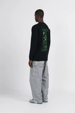 Nocturnal Wandering TS LS - T-shirt manches longues | Noir