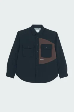 NYLON BRENTWOOD SHIRT - cHEMISE | Noir