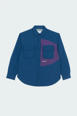 NYLON BRENTWOOD SHIRT - cHEMISE | Bleu