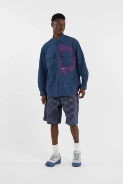 NYLON BRENTWOOD SHIRT - cHEMISE | Bleu