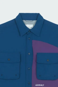 NYLON BRENTWOOD SHIRT - cHEMISE | Bleu