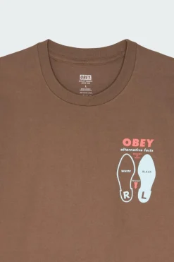 OBEY ALTERNATIVE FACTS - T-shirt | Marron