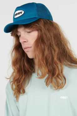 OBEY FILE TRUCKER - Casquette | Bleu