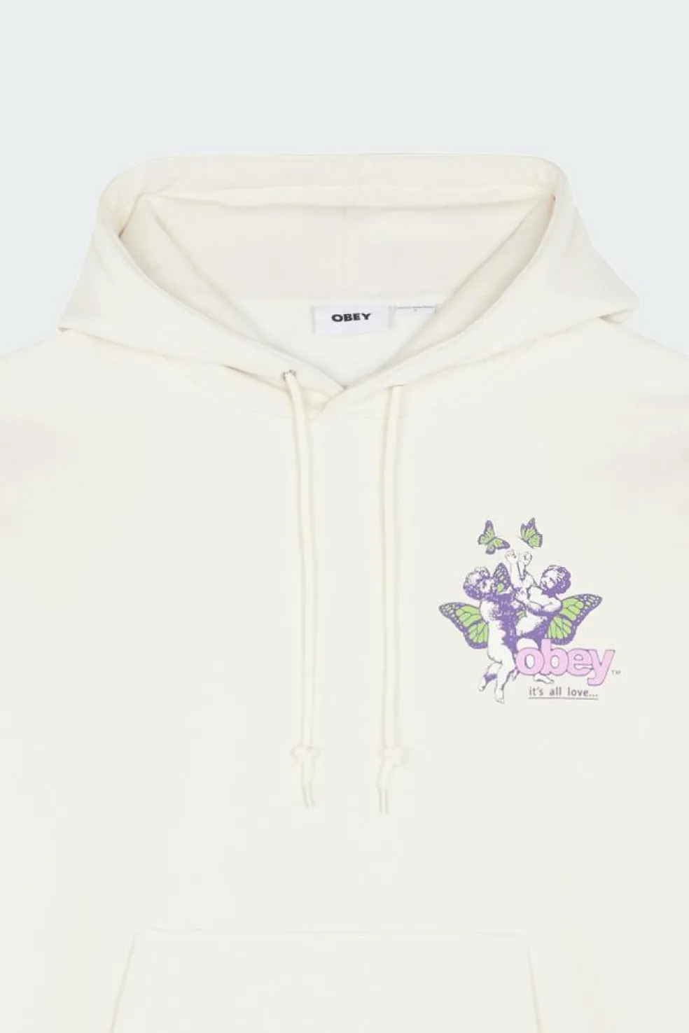 OBEY ITS ALL LOVE - Hoodie | Beige