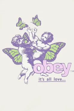 OBEY ITS ALL LOVE - Hoodie | Beige