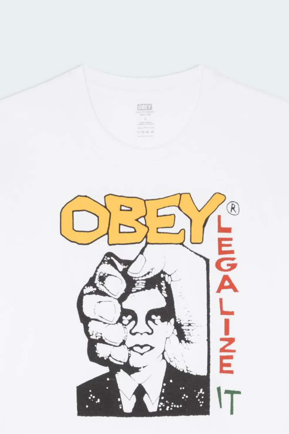 OBEY LEGALIZE IT - T-shirt | Blanc