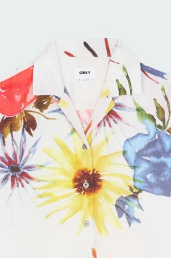 OBEY MULTI FLOWERS - Chemise | Beige
