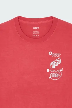 OBEY OUTSIDE LOOKING IN - T-shirt | Rouge