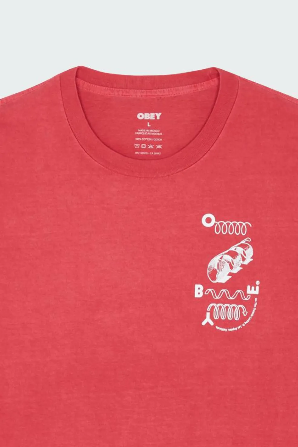 OBEY OUTSIDE LOOKING IN - T-shirt | Rouge
