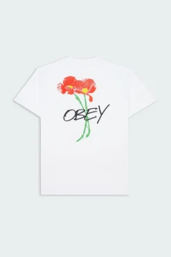 OBEY POPPIES - T-shirt | Blanc