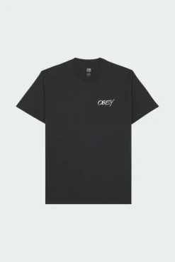 OBEY POPPIES - T-shirt | Noir