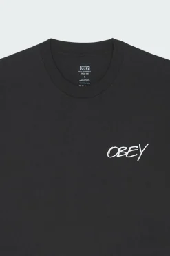 OBEY POPPIES - T-shirt | Noir