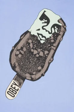 OBEY POPSICLE - T-shirt | Bleu