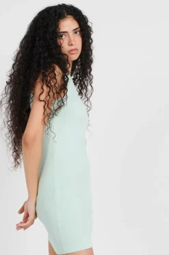 OBEY RIB KNIT DRESS - Robe | Vert