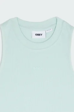 OBEY RIB KNIT DRESS - Robe | Vert