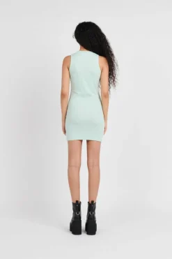OBEY RIB KNIT DRESS - Robe | Vert