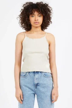 OBEY SCRIBBLE SQUARE - Débardeur | Beige