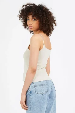 OBEY SCRIBBLE SQUARE - Débardeur | Beige