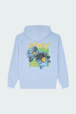 OBEY SEEDS GROW - Hoodie | Bleu