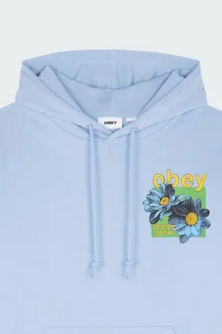 OBEY SEEDS GROW - Hoodie | Bleu